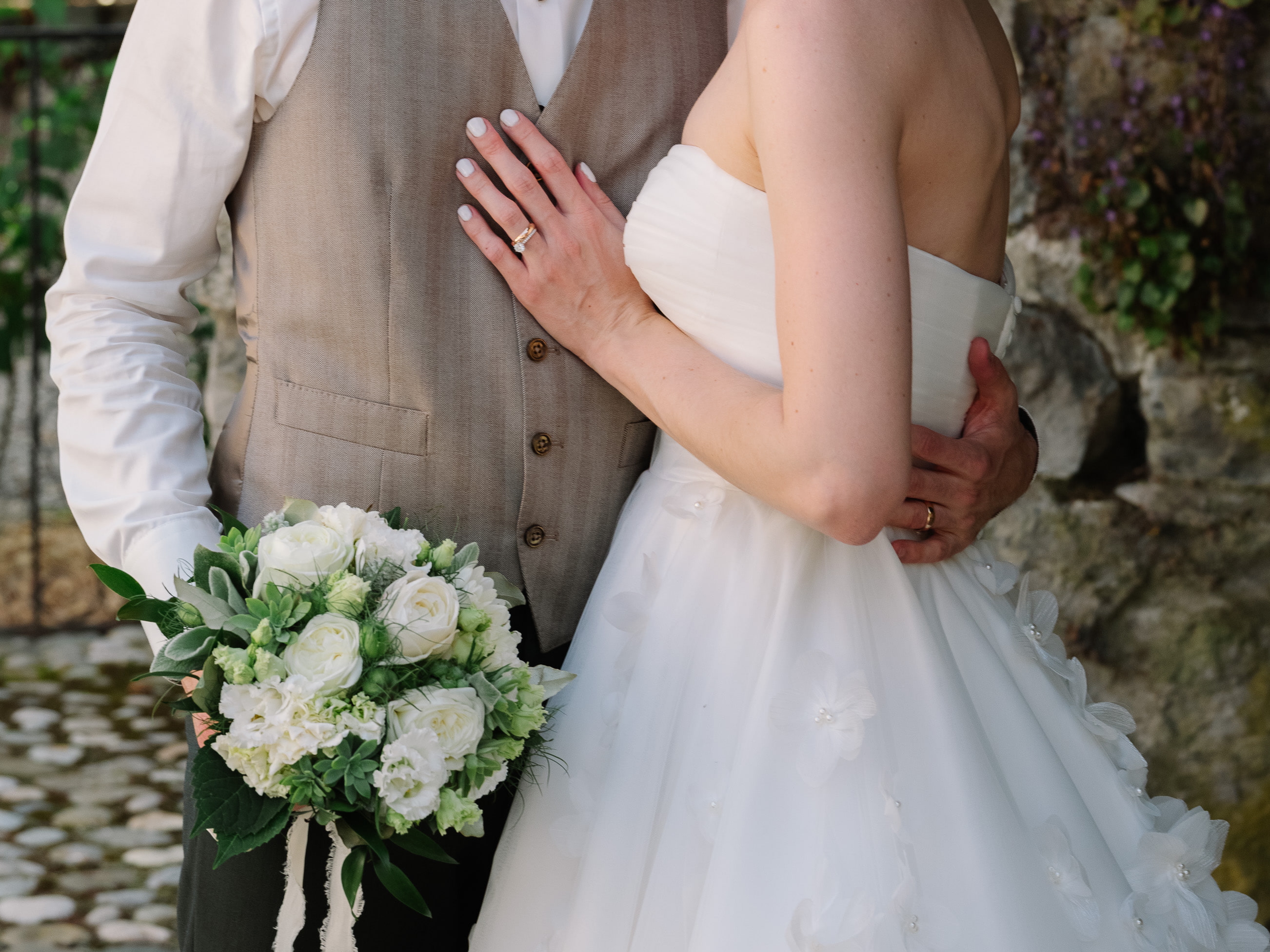 A handmade wedding detail